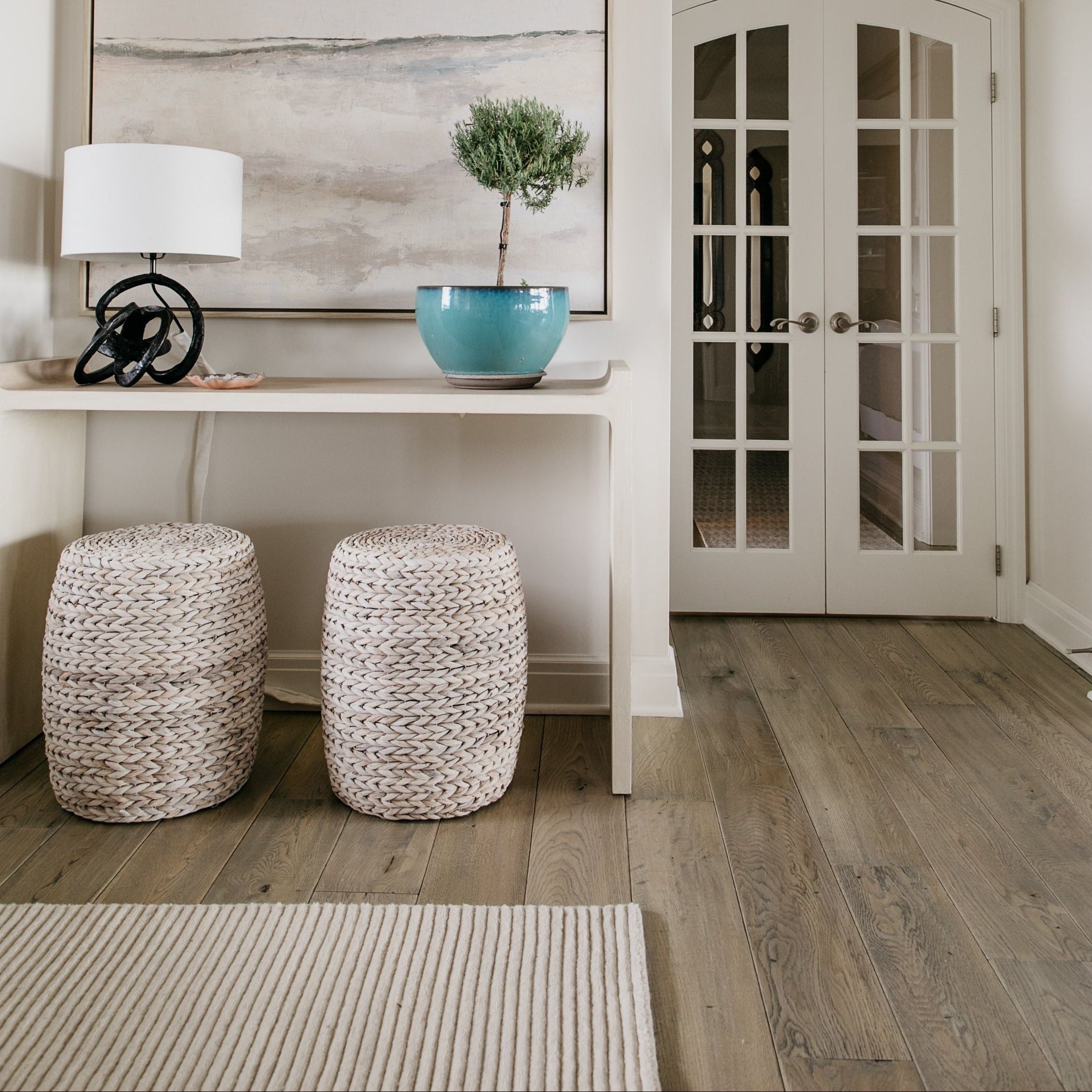 Featuring Hadley Ivory Rug by Loloi at Amethyst Home. Natural beauty is expressed in an understated fashion with the Hadley Collection, an eco-friendly collection of 100% undyed wool. Loom knotted, the Hadley features an intriguing cut pile and loop combination which adds distinctive texture to these handsome and durable designs. Also, the muted colors f.  Amethyst Home provides interior design, new home construction design consulting, vintage area rugs, and lighting in the Los Angeles metro area.