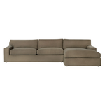 With its streamlined silhouette and strong, angular lines the Loft 2 Piece Sectional - Essentials is classic without being too traditional. It has a modern essence and elegance that lends inviting appeal to your seating ensemble. Dim the lights, and settle down with the family for an entertaining night in.