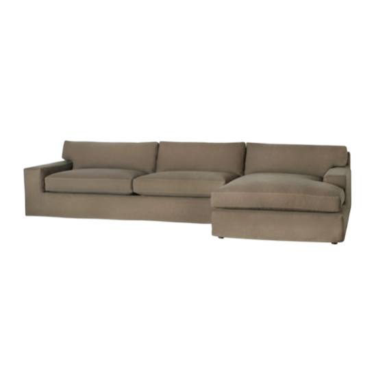 With its streamlined silhouette and strong, angular lines the Loft 2 Piece Sectional - Essentials is classic without being too traditional. It has a modern essence and elegance that lends inviting appeal to your seating ensemble. Dim the lights, and settle down with the family for an entertaining night in.