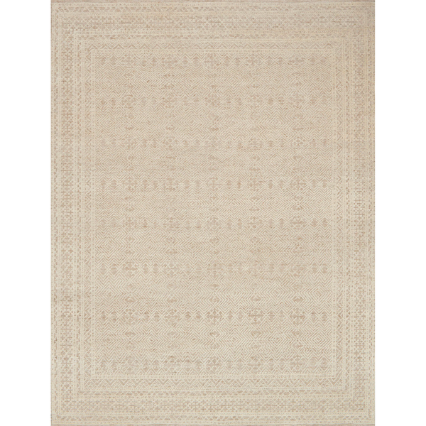 Ollie Oatmeal/Ivory Area Hand-Knotted Rug 📷 Try this rug