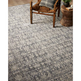 Featuring Amber Lewis x Loloi Alie Charcoal / Dove Rug by Loloi at Amethyst Home. Amber Lewis x Loloi Alie Charcoal / Dove Rug have an elevated antique look and plush, modern feel. The rug’s underlying traditional motif is overlaid with a slightly higher pile that creates a softening effect like early morning fog. The Alie Collection for Amber Lewis × Loloi is power-loomed in Turkey with du. Amethyst Home provides interior design services, furniture, rugs, and lighting in the Calabasas metro area.