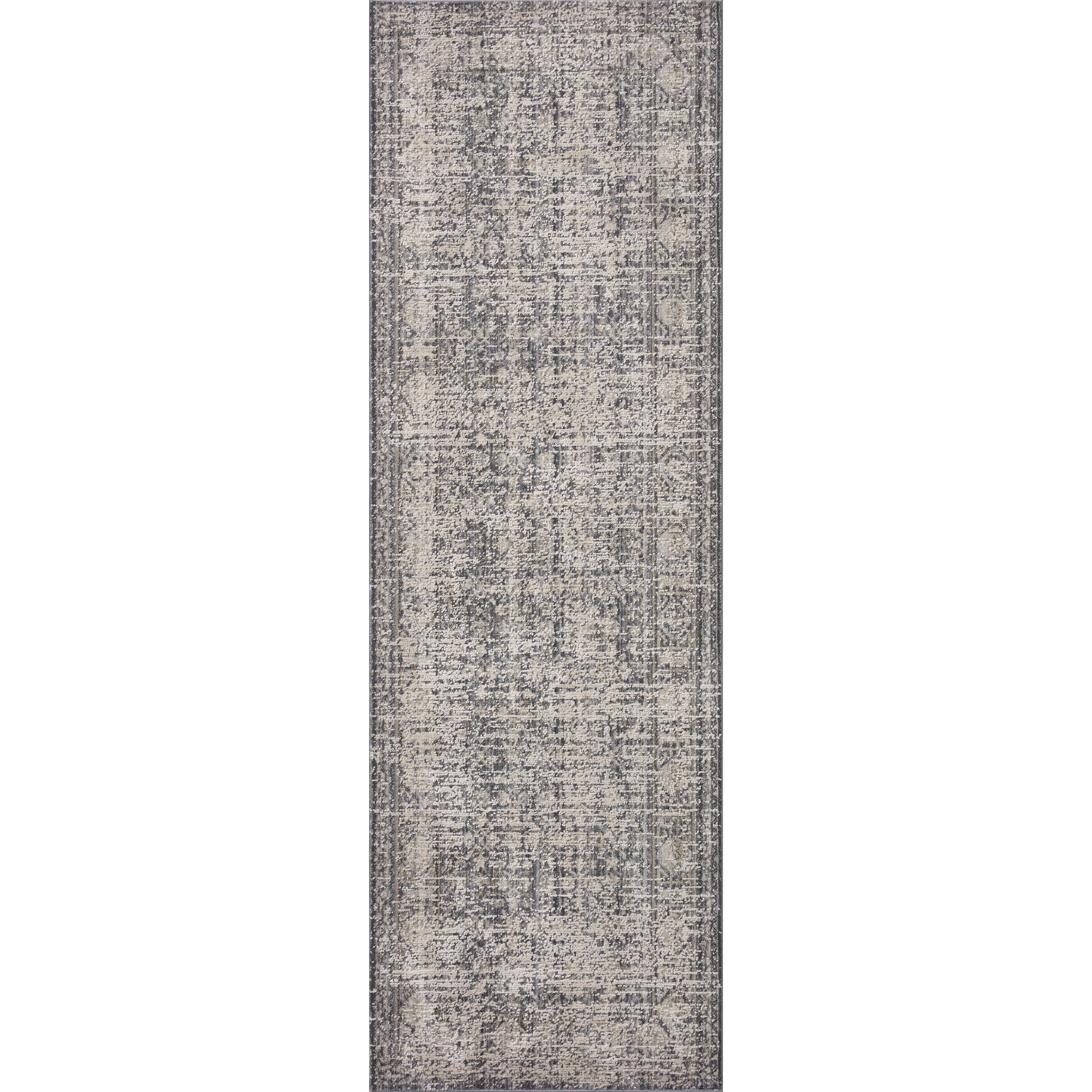 Featuring Amber Lewis x Loloi Alie Charcoal / Dove Rug by Loloi at Amethyst Home. Amber Lewis x Loloi Alie Charcoal / Dove Rug have an elevated antique look and plush, modern feel. The rug’s underlying traditional motif is overlaid with a slightly higher pile that creates a softening effect like early morning fog. The Alie Collection for Amber Lewis × Loloi is power-loomed in Turkey wi. Amethyst Home provides interior design services, furniture, rugs, and lighting in the Salt Lake City metro area.