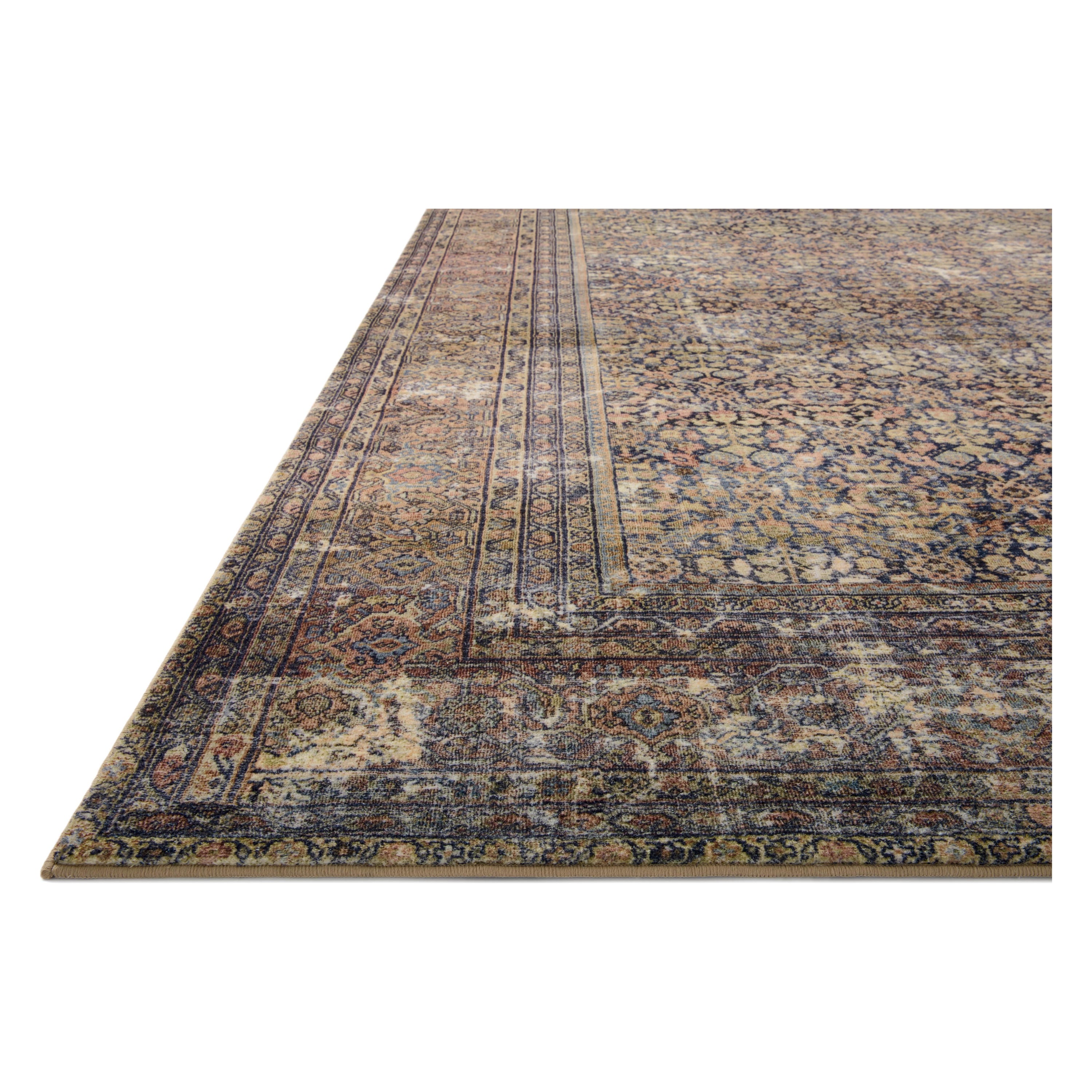 Amber Lewis x Loloi MOG03 Denim / Multi Rug Amethyst Home