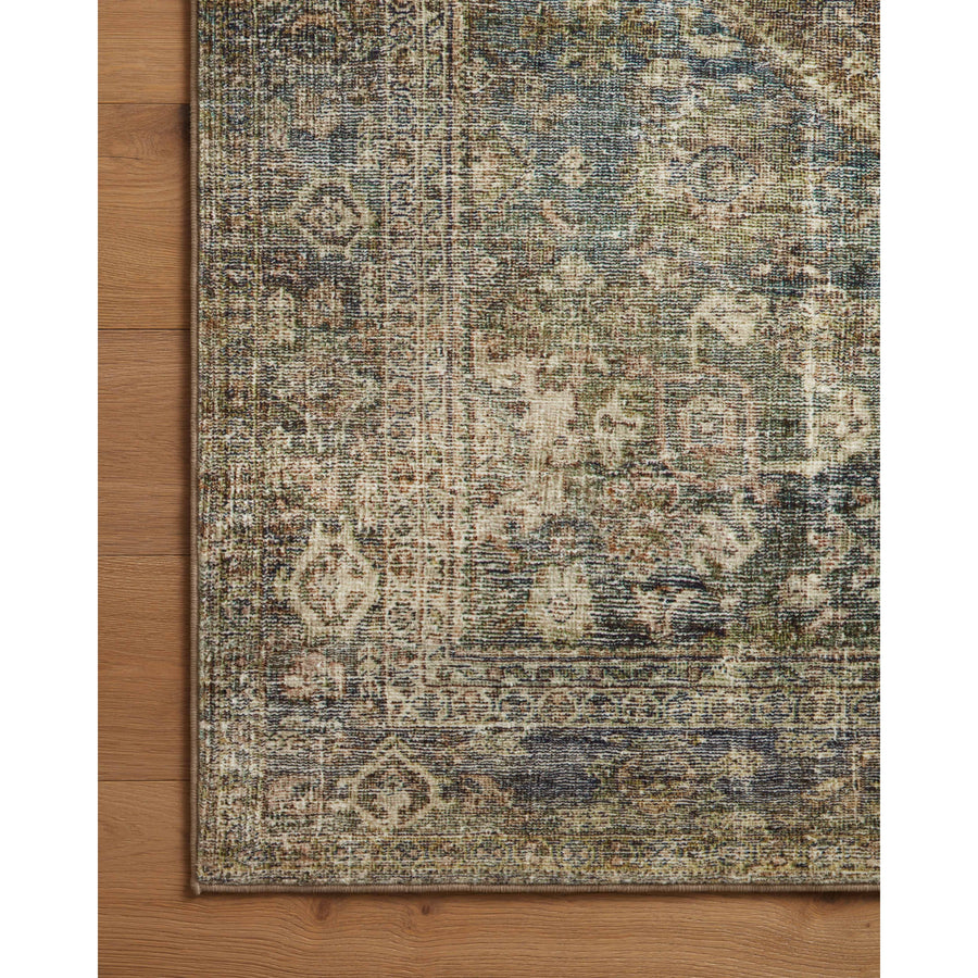 With the faded feel of an antique rug, the Amber Lewis x Loloi Morgan Spice / Lagoon Rug is a feat of modern printed construction. These impressive area rugs expertly blend sophisticated tones to recreate the dynamic colors of a vintage textiles. Power-loomed of CloudPile™ construction, these rugs are extra-soft to walk upon yet still durable for high-traffic rooms. Amethyst Home provides interior design services, furniture, rugs, and lighting in the Des Moines metro area.