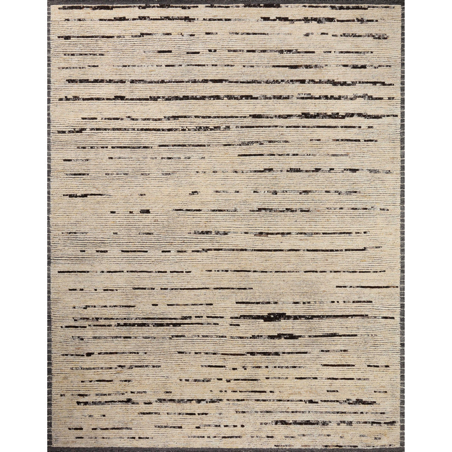 Amber Lewis x Loloi Briyana Natural / Black Rug combines the incredible ribbed texture of Moroccan rugs with clean, contemporary design, thanks to Lewis’s careful eye for details. Amethyst Home provides interior design services, furniture, rugs, and lighting in the Monterey metro area.
