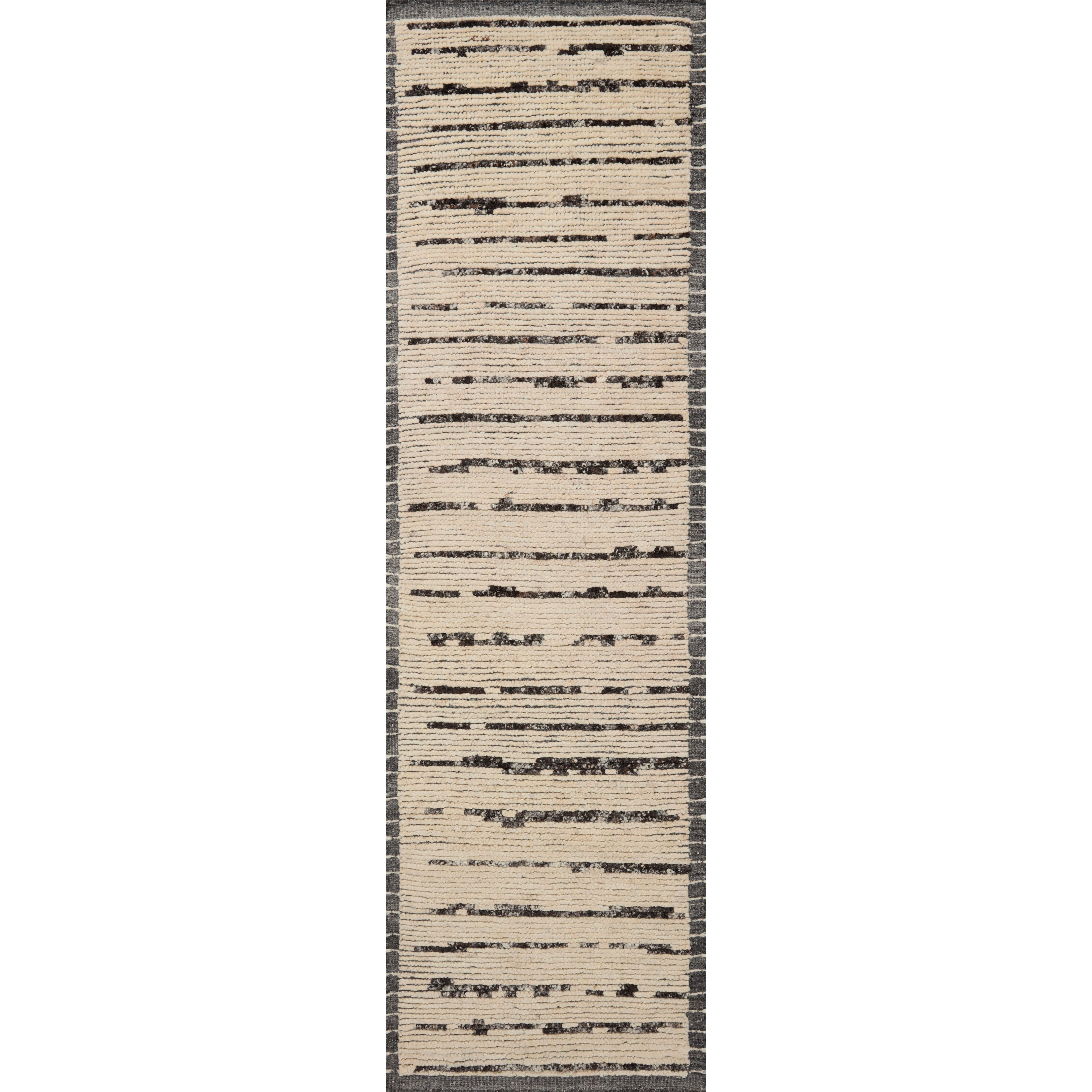 Featuring Amber Lewis x Loloi Briyana Natural / Black Hand-Knotted Rug by Loloi at Amethyst Home. Amber Lewis x Loloi Briyana Natural / Black Rug combines the incredible ribbed texture of Moroccan rugs with clean, contemporary design, thanks to Lewis’s careful eye for details. Each rug features a different pattern with elegant and uncluttered linework, while its border adds a subtle framing i. Amethyst Home provides interior design services, furniture, rugs, and lighting in the Seattle metro area.