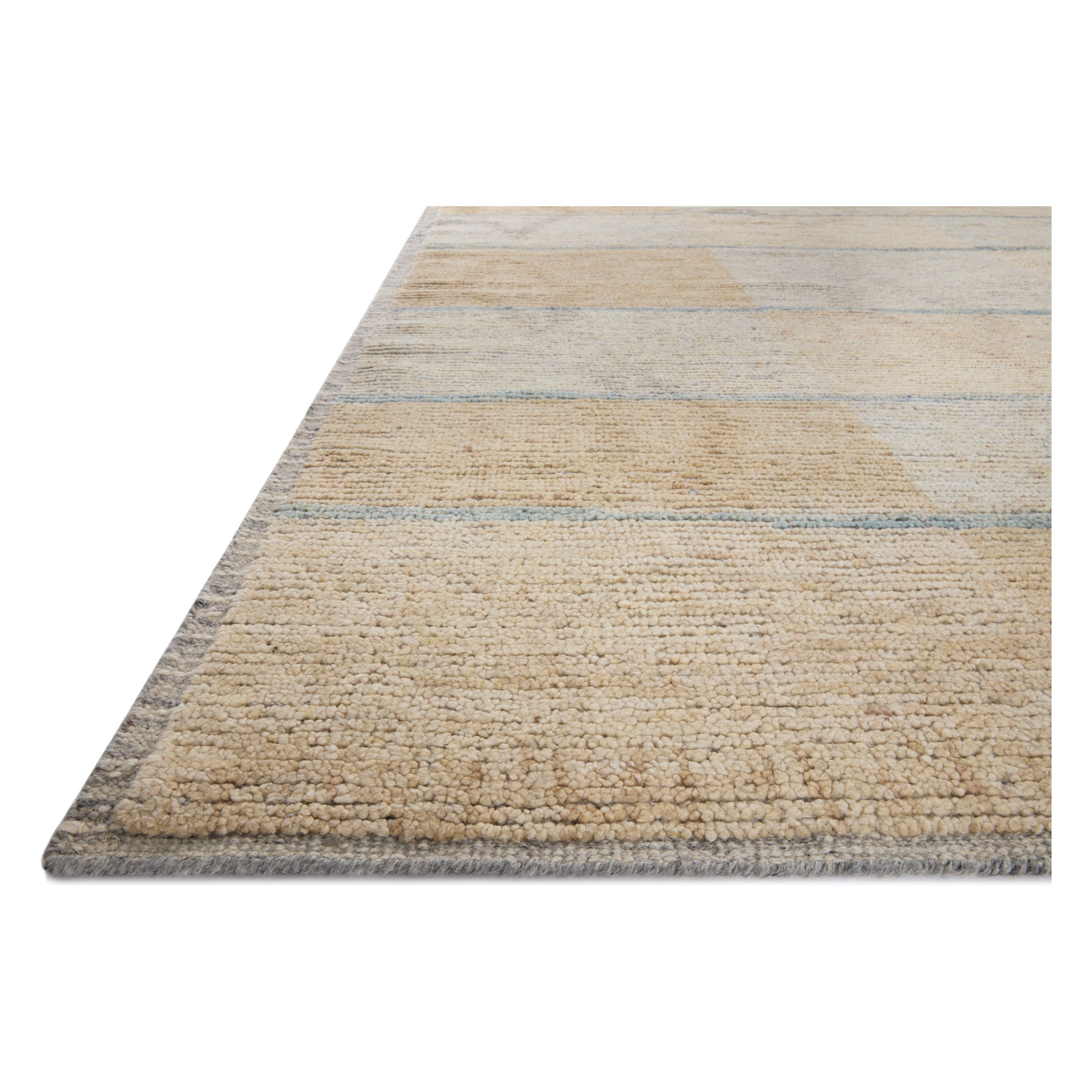 Amber Lewis x Loloi Briyana Sky / Wheat Rug combines the incredible ribbed texture of Moroccan rugs with clean, contemporary design, thanks to Lewis’s careful eye for details. Amethyst Home provides interior design services, furniture, rugs, and lighting in the Salt Lake City metro area.
