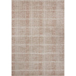 The Ember Collection by Angela Rose x Loloi is a modern flatweave area rug with a timeless plaid pattern that adds depth and coziness to any living room, bedroom, dining room, or hallway. Ember is power-loomed of 100% space-dyed polyester, a durable construction that creates a nuanced depth of color, available in a range of neutral palettes. Amethyst Home provides interior design, new home construction design consulting, vintage area rugs, and lighting in the Austin metro area.