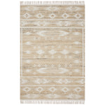 The Rivers Collection by Angela Rose x Loloi is a modern flatweave area rug with a reversible design featuring symmetrical motifs. Woven of wool, cotton, and jute, Rivers combines natural materials with an airy, natural aesthetic. The soft colors of the rug create a watercolor effect that adds artful depth to the neutral palette. Amethyst Home provides interior design, new home construction design consulting, vintage area rugs, and lighting in the Salt Lake City metro area.