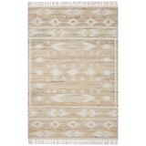 The Rivers Collection by Angela Rose x Loloi is a modern flatweave area rug with a reversible design featuring symmetrical motifs. Woven of wool, cotton, and jute, Rivers combines natural materials with an airy, natural aesthetic. The soft colors of the rug create a watercolor effect that adds artful depth to the neutral palette. Amethyst Home provides interior design, new home construction design consulting, vintage area rugs, and lighting in the Salt Lake City metro area.