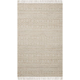 The Rivers Collection by Angela Rose x Loloi is a modern flatweave area rug with a reversible design featuring symmetrical motifs. Woven of wool, cotton, and jute, Rivers combines natural materials with an airy, natural aesthetic. The soft colors of the rug create a watercolor effect that adds artful depth to the neutral palette. Amethyst Home provides interior design, new home construction design consulting, vintage area rugs, and lighting in the Winter Garden metro area.