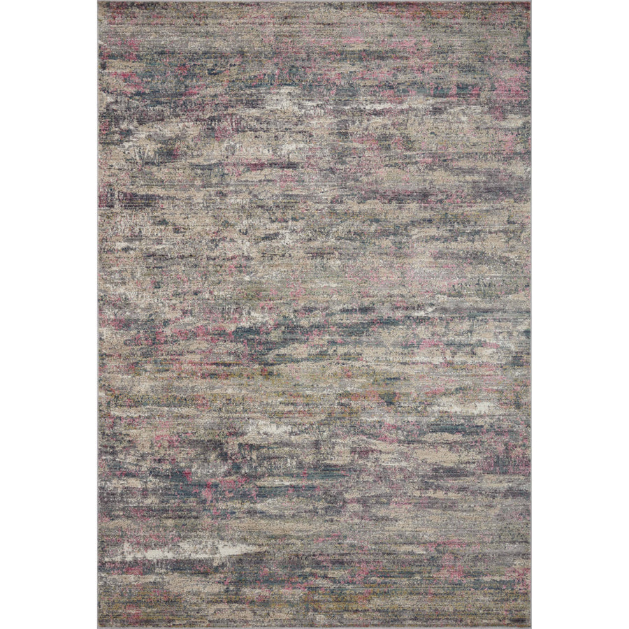 The wide, heathered stripes of the Arden Collection give this neutral area rug an elevated look and feel. It is power-loomed with yarns that are intently shrunk, like one would find in pre-shrunk clothing, at different levels to create a subtle ribbing effect. Made of polyester and polypropylene in Egypt.Amethyst Home provides interior design, new construction, custom furniture, and rugs for Salt Lake City metro area