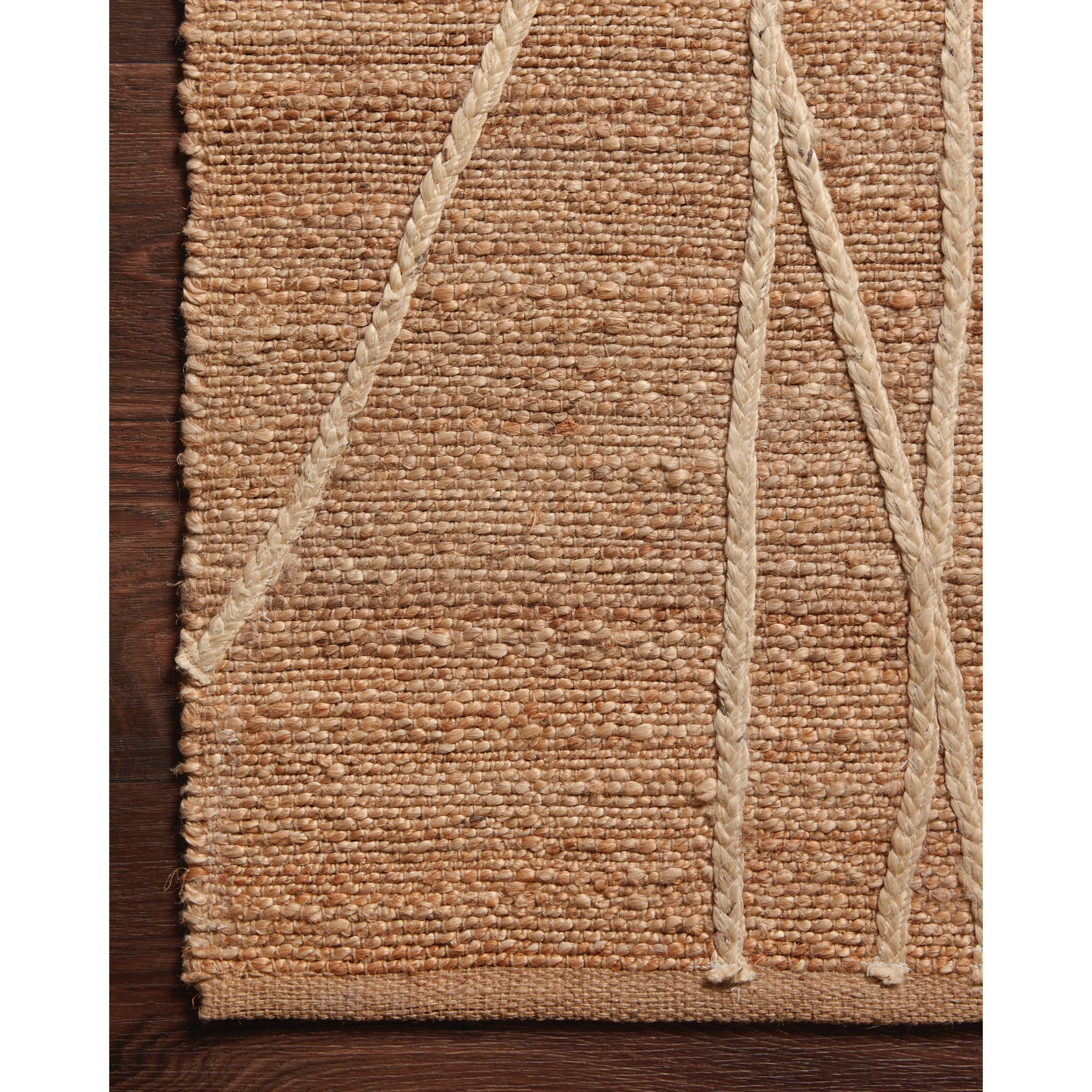 A tonal approach to Moroccan-inspired rugs, the Bodhi Natural / Ivory BOD-03 rug from Loloi is hand-woven of 100% jute. This rug features linear and braided details, creating natural variations that make a subtle yet striking statement for an entryway, living room, hallway or kitchen runner, or dining room. Amethyst Home provides interior design, new construction, custom furniture, and rugs for the Winter Park, Winter Garden, and Orlando, Florida metro area.