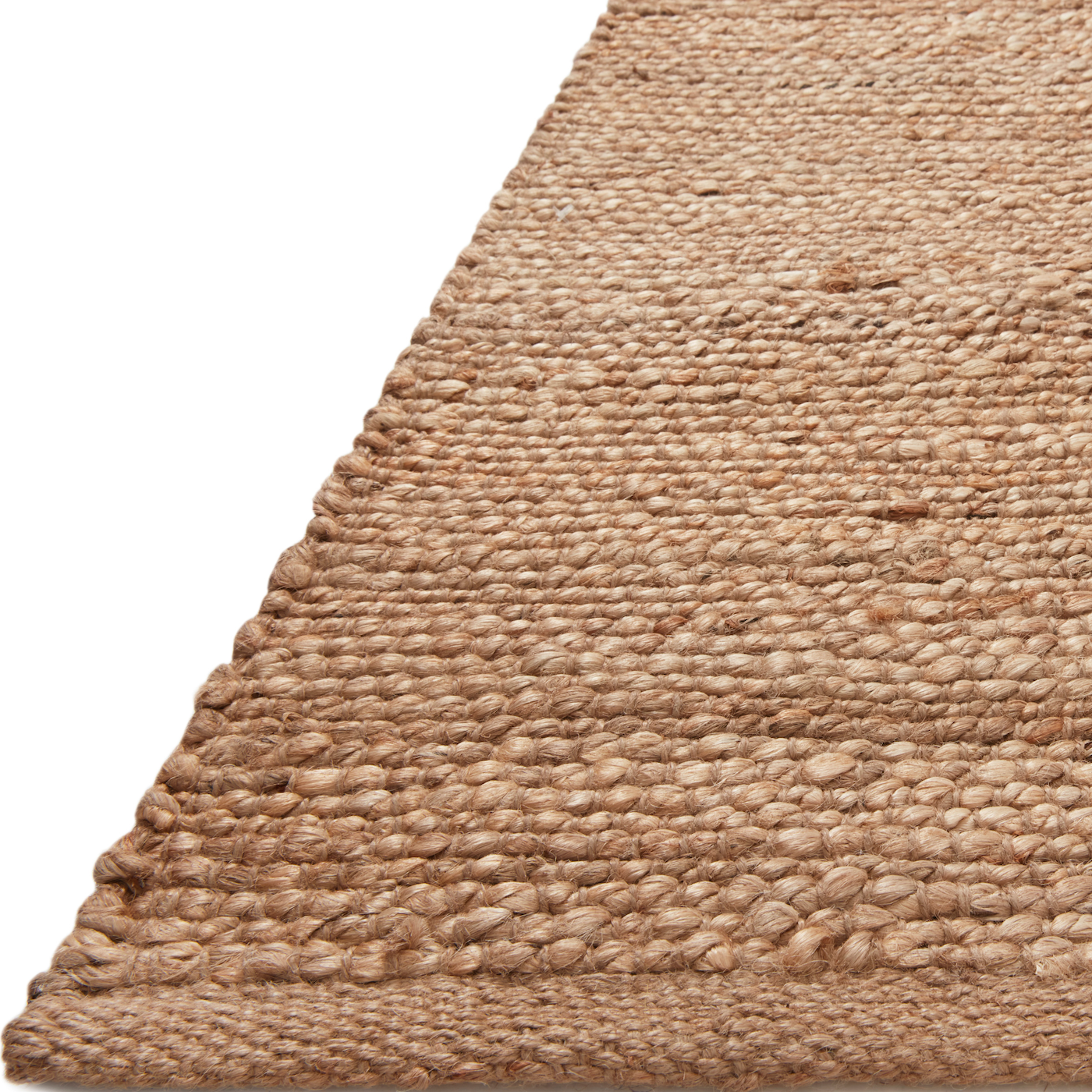 A tonal approach to Moroccan-inspired rugs, the Bodhi Natural / Natural BOD-05 rug from Loloi is hand-woven of 100% jute. This rug features linear and braided details, creating natural variations that make a subtle yet striking statement for an entryway, living room, hallway or kitchen runner, or dining room. Amethyst Home provides interior design, new construction, custom furniture, and rugs for the Kansas City metro area.