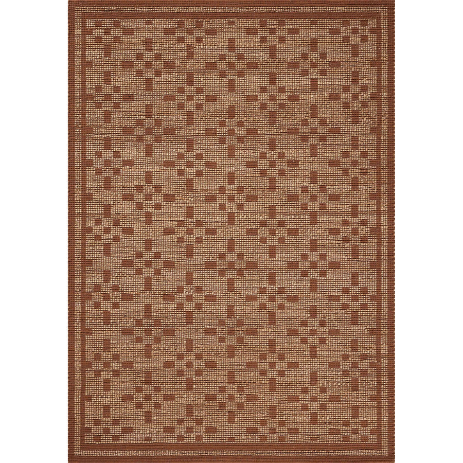 Chris Loves Julia x Loloi Judy Natural / Spice Rug