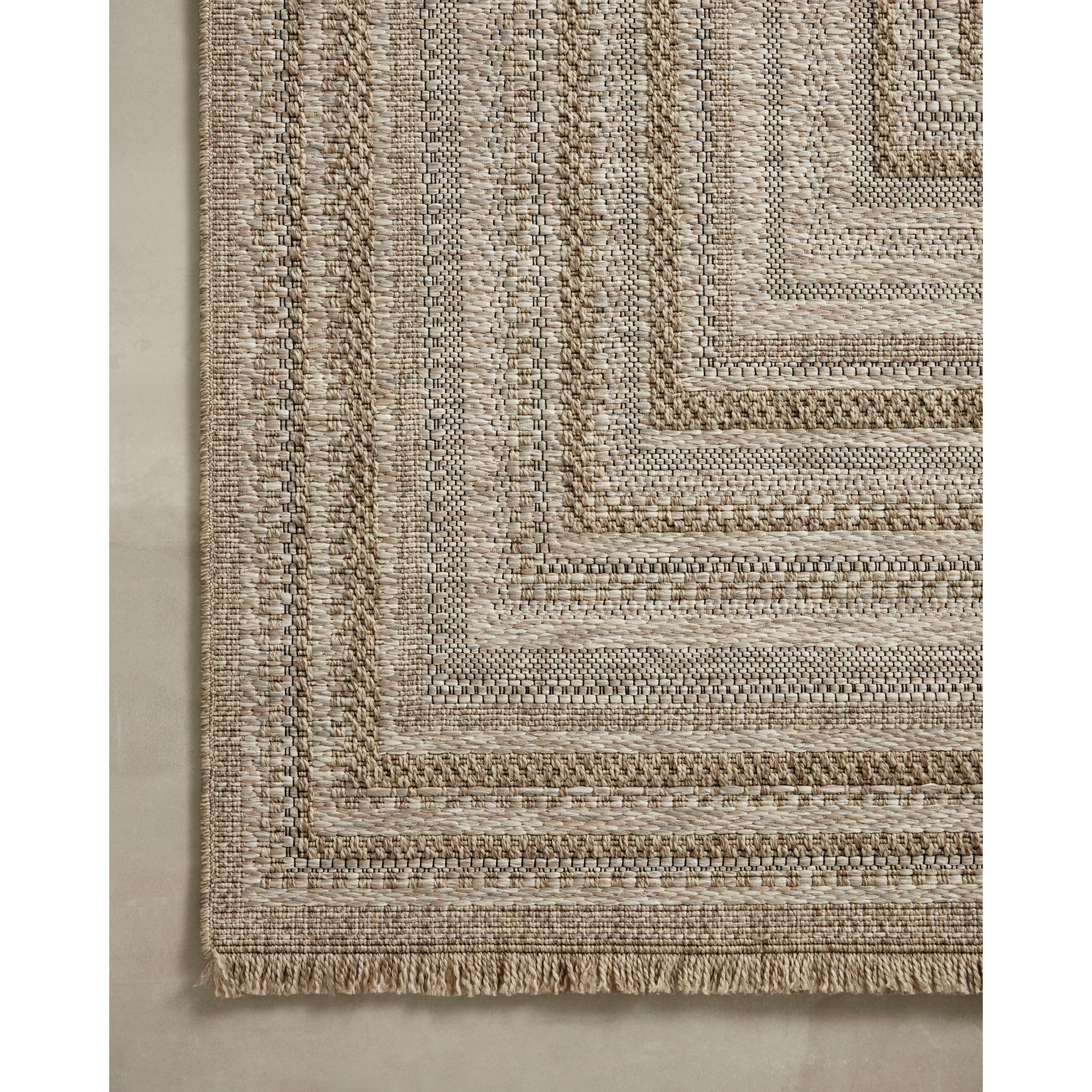 Made for sunny days ahead, the Dawn Natural DAW-01 rug is an indoor/outdoor rug that looks like a woven sisal rug but is power-loomed of 100% polypropylene, which makes it water- and mildew-resistant (so it's ready for rainy days ahead, too). Amethyst Home provides interior design, new home construction design consulting, vintage area rugs, and lighting in the Newport Beach metro area.