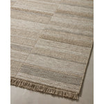 Featuring Dawn Natural DAW-03 Indoor/Outdoor Rug by Loloi at Amethyst Home. Made for sunny days ahead, the Dawn Collection is an indoor/outdoor rug that looks like a woven sisal rug but is power-loomed of 100% polypropylene, which makes it water- and mildew-resistant (so it's ready for rainy days ahead, too). Available in modern graphic patterns in tonal beige. Amethyst Home provides interior design, new home construction design consulting, vintage area rugs, and lighting in the Austin metro area.