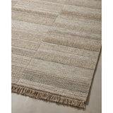 Featuring Dawn Natural DAW-03 Indoor/Outdoor Rug by Loloi at Amethyst Home. Made for sunny days ahead, the Dawn Collection is an indoor/outdoor rug that looks like a woven sisal rug but is power-loomed of 100% polypropylene, which makes it water- and mildew-resistant (so it's ready for rainy days ahead, too). Available in modern graphic patterns in tonal beige. Amethyst Home provides interior design, new home construction design consulting, vintage area rugs, and lighting in the Austin metro area.