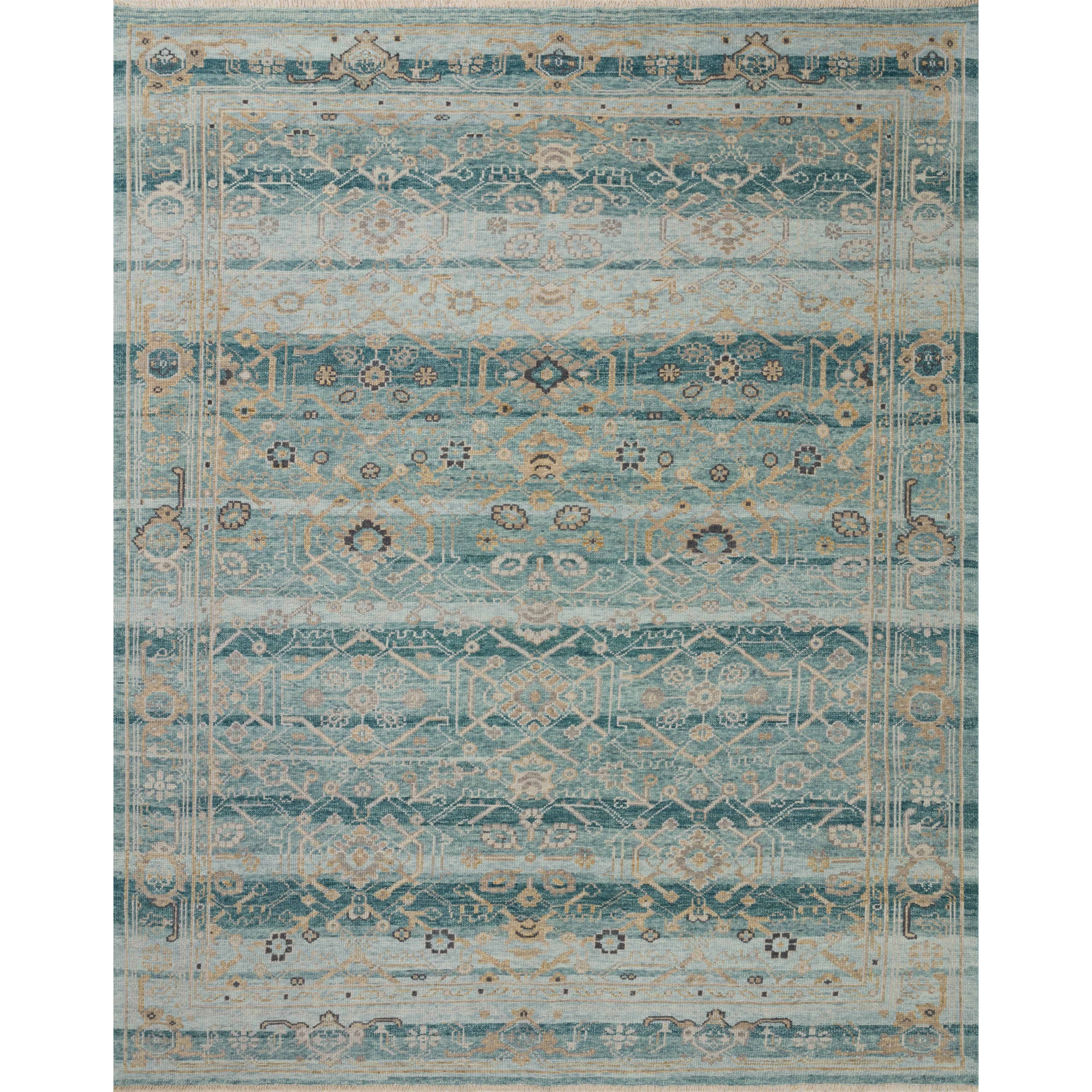 The hand-knotted Dominic Collection features loose, freeform motifs that give the rug a sense of depth and romance. Dominic’s shade-shifting palette is based on the horizontal lines of varying tones you’d encounter in antique Persian rugs. This GoodWeave certified collection is made of wool and cotton in India, ensuring our commitment to ethical production and the support of weavers’ communities.Amethyst Home provides interior design, new construction, custom furniture, and rugs for Houston metro area