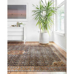 The Layla Blue / Spice area rug from Loloi captures the spirit of an old-world rug. Our customers love this rug because: Amethyst Home provides interior design, new home construction design consulting, vintage area rugs, and lighting in the Charlotte metro area.