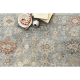 The Legacy Blue / Multi LZ-10 Rug from Loloi is hand-knotted, refined, yet versatile for hallways, living rooms, bedrooms, and extra large spaces. The Legacy rug is deliberately distressed and sheared down to an extra low pile of 100% wool, creating a patina usually only imparted through decades of wear. Amethyst Home provides interior design, new construction, custom furniture, and rugs for the Denver and Colorado Springs metro area.
