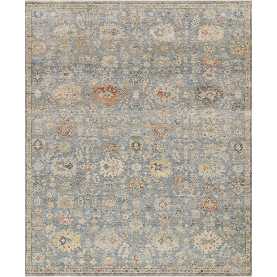 Legacy Blue / Multi Hand-Knotted Rug