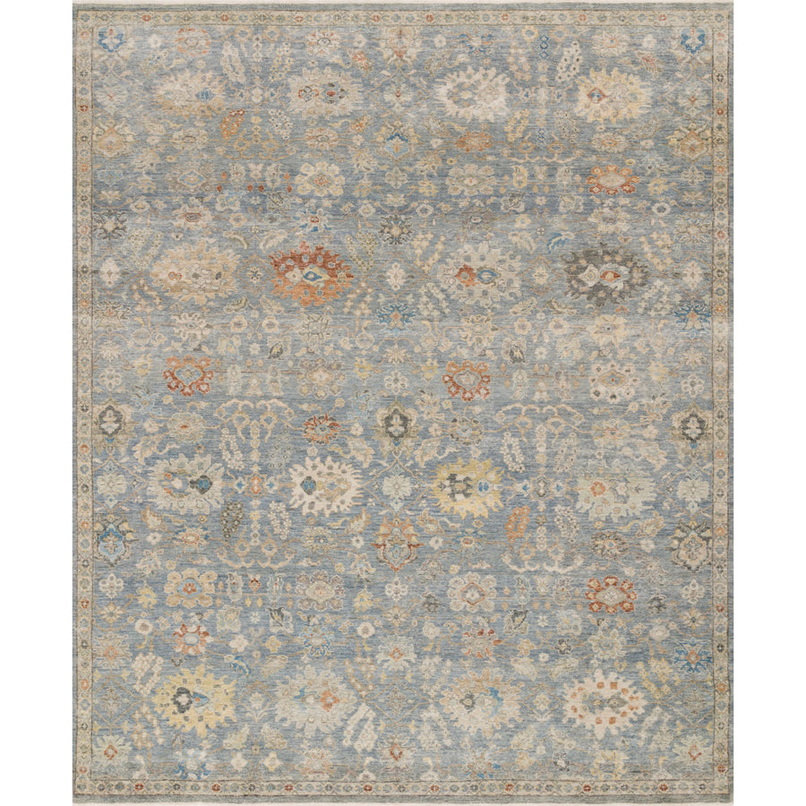 The Legacy Blue / Multi LZ-10 Rug from Loloi is hand-knotted, refined, yet versatile for hallways, living rooms, bedrooms, and extra large spaces. The Legacy rug is deliberately distressed and sheared down to an extra low pile of 100% wool, creating a patina usually only imparted through decades of wear. Amethyst Home provides interior design, new construction, custom furniture, and rugs for the Des Moines and Cedar Rapids metro area.