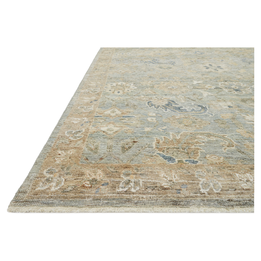 The Legacy Lagoon LZ-04 Rug from Loloi is hand-knotted, refined, yet versatile for hallways, living rooms, bedrooms, and extra large spaces. The Legacy rug is deliberately distressed and sheared down to an extra low pile of 100% wool, creating a patina usually only imparted through decades of wear. Amethyst Home provides interior design, new construction, custom furniture, and rugs for the Austin, Dallas, and Houston metro area.
