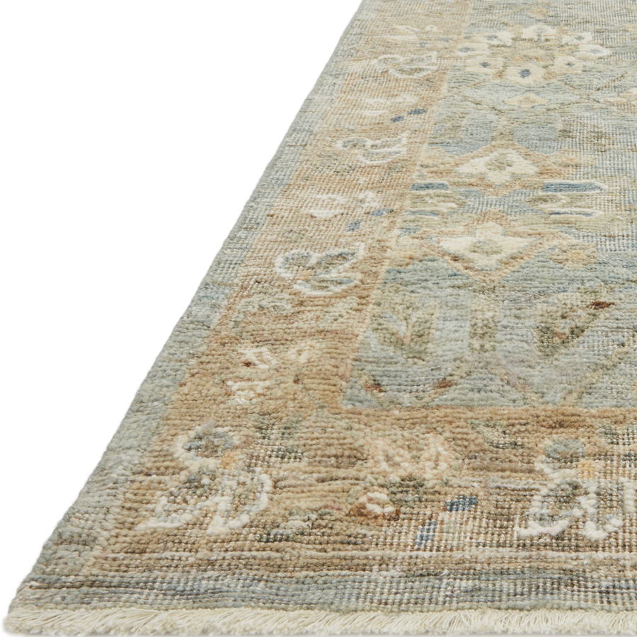 The Legacy Lagoon LZ-04 Rug from Loloi is hand-knotted, refined, yet versatile for hallways, living rooms, bedrooms, and extra large spaces. The Legacy rug is deliberately distressed and sheared down to an extra low pile of 100% wool, creating a patina usually only imparted through decades of wear. Amethyst Home provides interior design, new construction, custom furniture, and rugs for the Kansas City metro area.