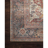 Perfect for families with kids, pets, and easy to maintain. The Loren Brick/Multi LQ-14 rug from Loloi has the spirit of a vintage rug and comes in area, cute kitchen, and hallway runner sizes with intricate patterns to warm up the room with tones of blue, red, and ivory. Amethyst Home provides interior design, new construction, custom furniture, and rugs for the Chicago metro area.
