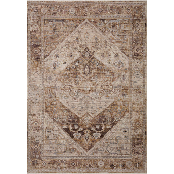 Loloi Lyra Natural / Mocha LYR-07 Rug | Amethyst Home
