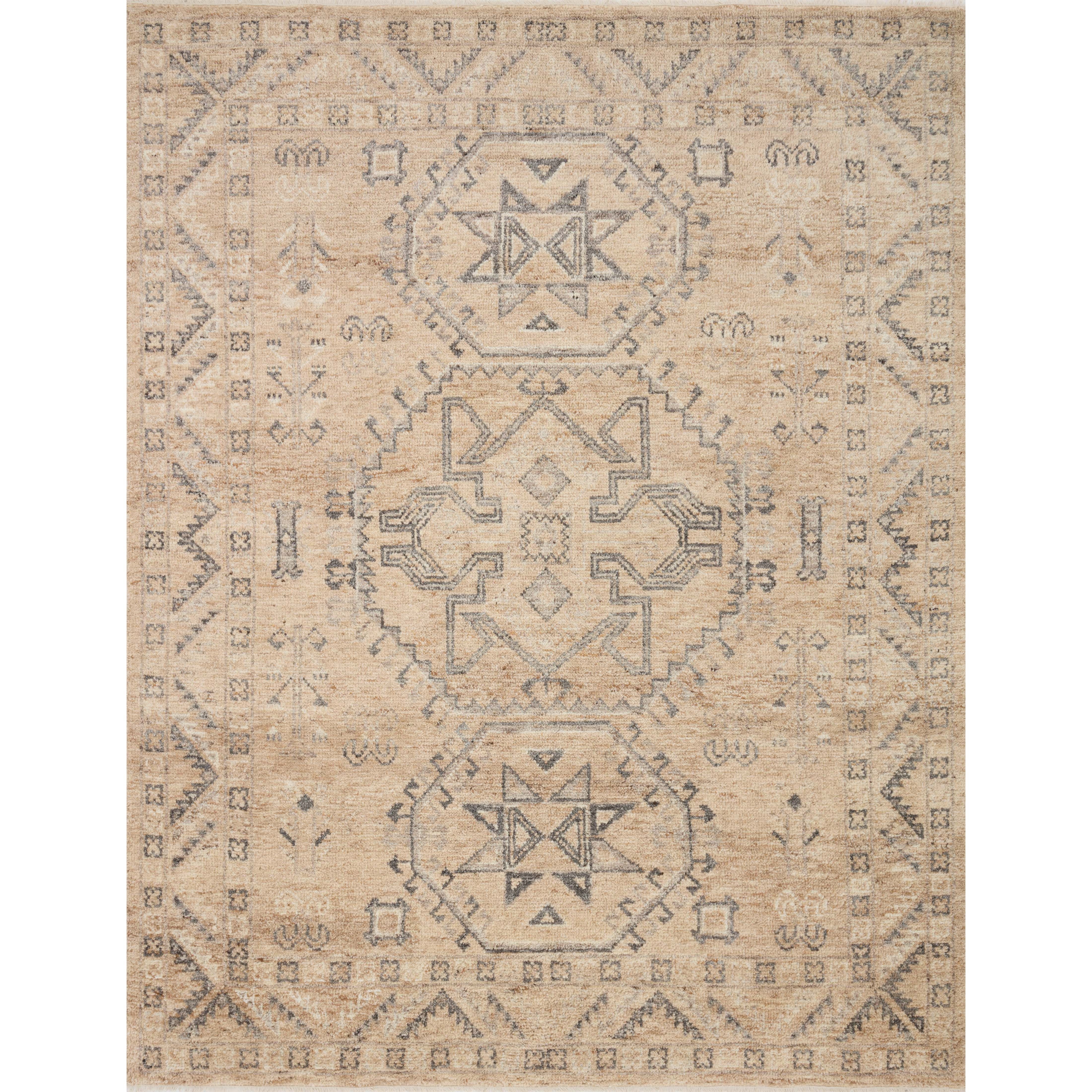 Loloi Marco Sand / Granite MCO-01 Hand-Knotted Rug | Amethyst Home