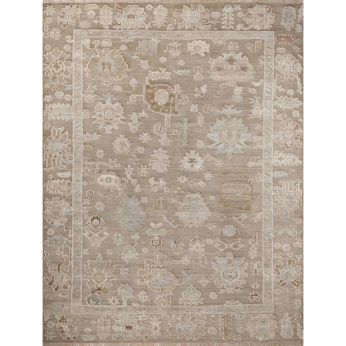 Marie Pebble / Multi Hand-Knotted Rug