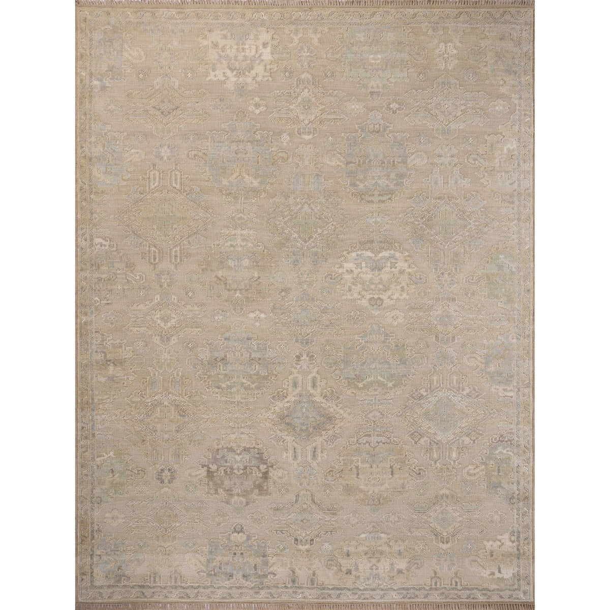 Marie Taupe / Multi Hand-Knotted Rug