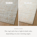 Inspired by antique Turkish Oushak carpets with large-scale motifs, the Monroe Sand / Sunrise Rug modernizes the traditional design in neutral palettes, many of which have black details that anchor the rug in the room. Monroe is power-loomed of 100% polypropylene for easy care and reliable durability. Amethyst Home provides interior design, new home construction design consulting, vintage area rugs, and lighting in the Los Angeles metro area.