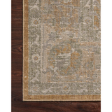Durable, low pile, and soft underfoot, this rug is inspired by classic vintage and antique rugs. The Rosemarie Chris Loves Julia Gold / Sand ROE-01 rug from Loloi features a beautiful vintage pattern and patina. The rug is easy to clean, never sheds, and perfect for living rooms, dining rooms, hallways, and kitchens!