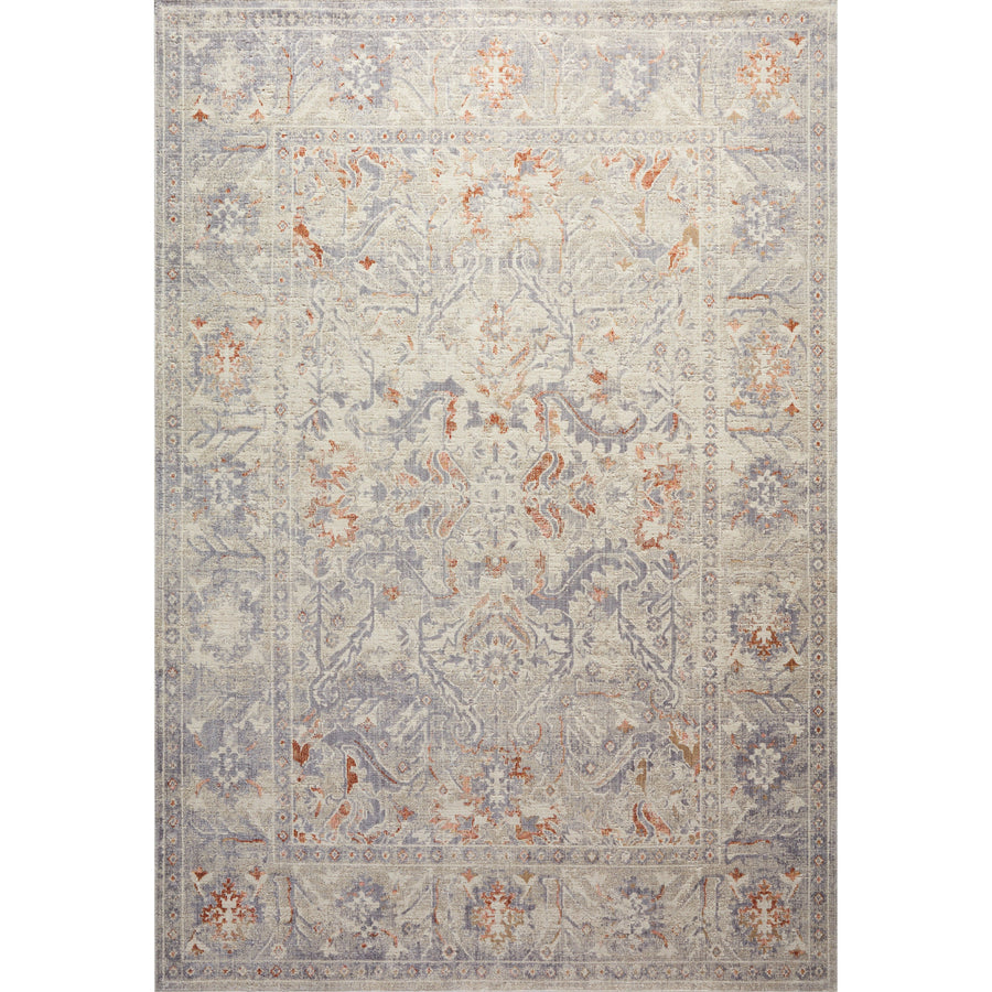 Rosemarie Chris Loves Julia x Loloi Oatmeal / Lavender ROE-05 Rug