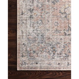 The Skye Blush/Grey SKY-01 area rug by Loloi, is timeless and classic with a beautiful, old-world design in tones of blush, grey, and ivory. Power-loomed of 100% polyester, this rug is great with families and pets. This rug is perfect for kitchens, dining rooms, entry ways, or anywhere high traffic. Amethyst Home provides interior design, new construction, custom furniture, and rugs for the Columbus metro area.