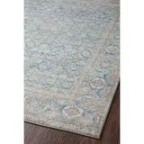 Power-loomed of 100% polyester, the Wynter Ocean / Silver WYN-10 area rug from Loloi showcases a one-of-a-kind vintage or antique area rug look at an affordable price. The rug is ideal for high traffic areas due to the rug's durability making it perfect for living rooms, dining rooms, kitchens, hallways, entryways. Amethyst Home provides interior design, new construction, custom furniture, and rugs for the Newport Beach, California metro area.