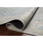 Power-loomed of 100% polyester, the Wynter Ocean / Silver WYN-10 area rug from Loloi showcases a one-of-a-kind vintage or antique area rug look at an affordable price. The rug is ideal for high traffic areas due to the rug's durability making it perfect for living rooms, dining rooms, kitchens, hallways, entryways. Amethyst Home provides interior design, new construction, custom furniture, and rugs for the Winter Park, Winter Garden, Orlando, and Tampa Florida metro area.