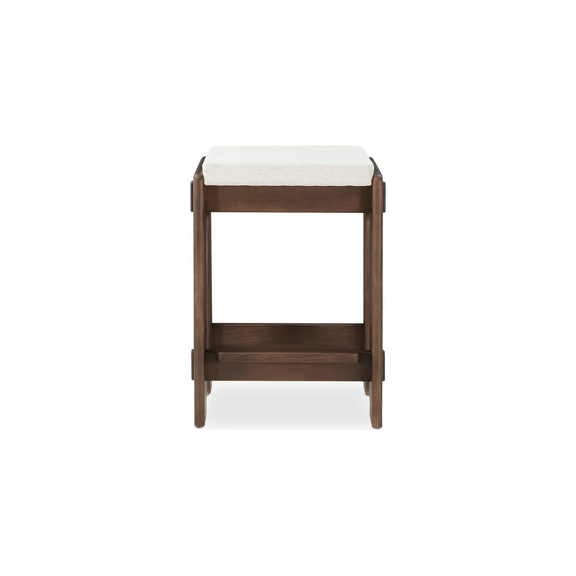 Crafted with a deep connection to Okinawa, Japan, the birthplace of these designs, the Ashby counter stool is inspired by cherished memories of the past with craftsman style joinery detailing Amethyst Home provides interior design, new home construction design consulting, vintage area rugs, and lighting in the Monterey metro area.