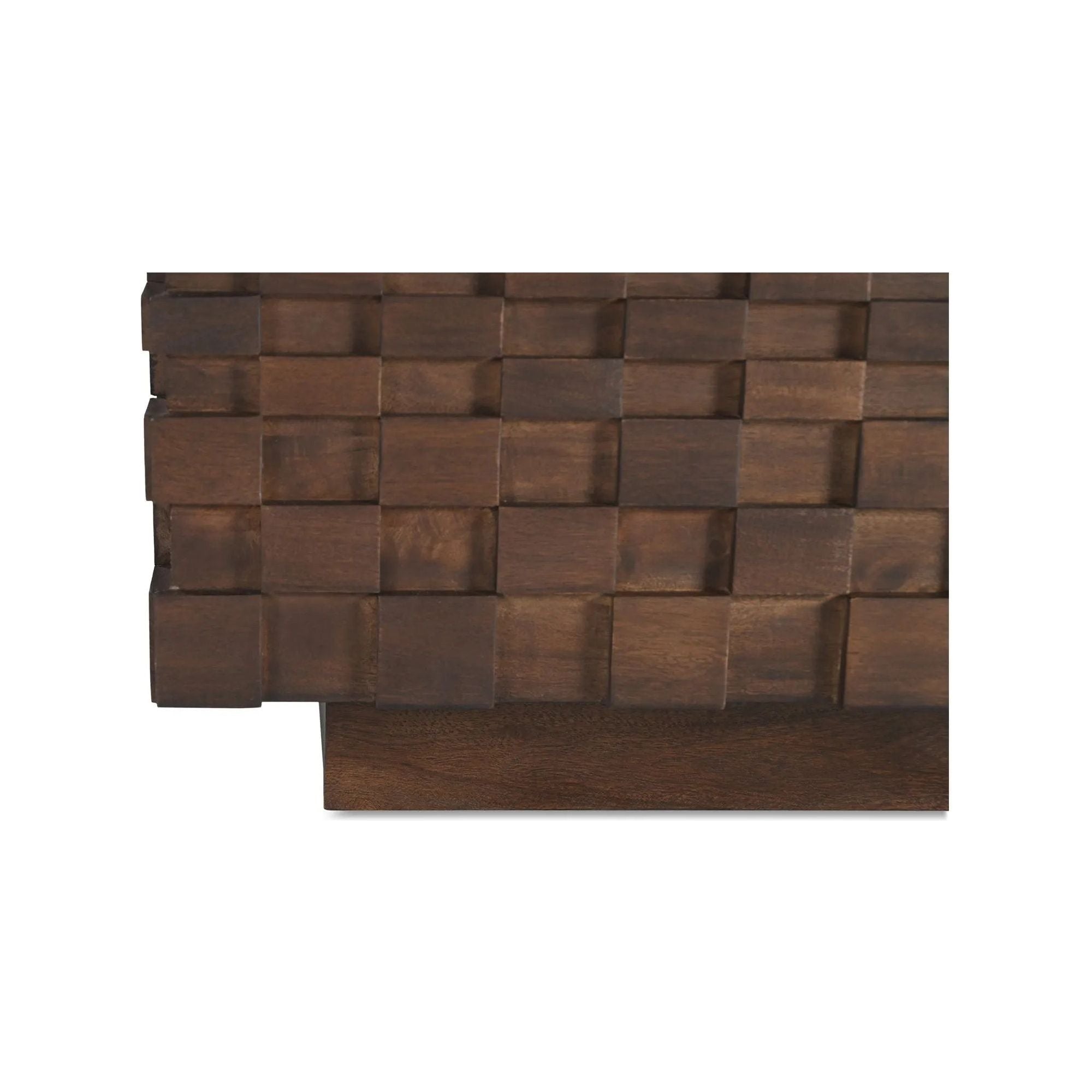 Inspired from the appreciation of geometric patterns and the beauty of simplicity, the Easton storage coffee table transforms two-dimensional designs into intriguing three-dimensional textures. Amethyst Home provides interior design, new home construction design consulting, vintage area rugs, and lighting in the Miami metro area.