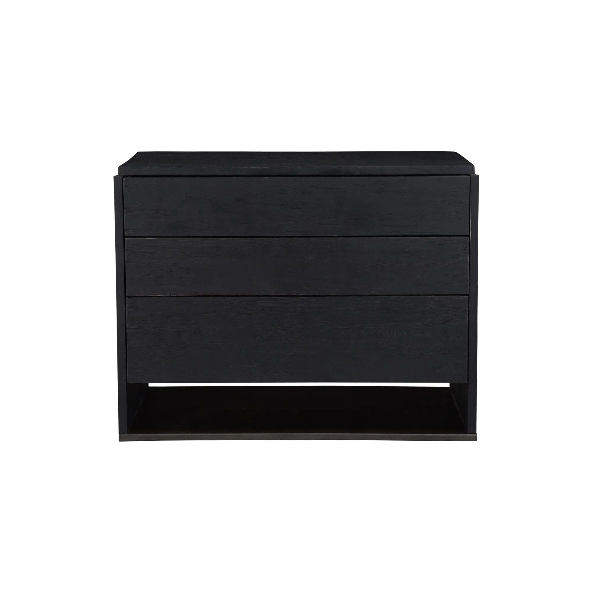 Bold in black, Quinton is a natural storage solution at home in any style. This solid oak chest of drawers is generously fitted with 3 spacious mango wood drawers. Supported by a sleek iron sheet base, Quinton is all clean lines for a seamless, contemporary finish—a handy storage essential Amethyst Home provides interior design, new home construction design consulting, vintage area rugs, and lighting in the Salt Lake City metro area.