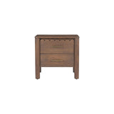 Modern  aesthetics effortlessly blend with the refined simplicity of traditional Shaker design in the Wiley nightstand. Meticulously crafted, its elegant form is defined by sleek, geometric curves that add a captivating touch of modernity. The  post legs stand as pillars of strength, grounding the nightstand with their understated presence. Amethyst Home provides interior design, new home construction design consulting, vintage area rugs, and lighting in the Des Moines metro area.