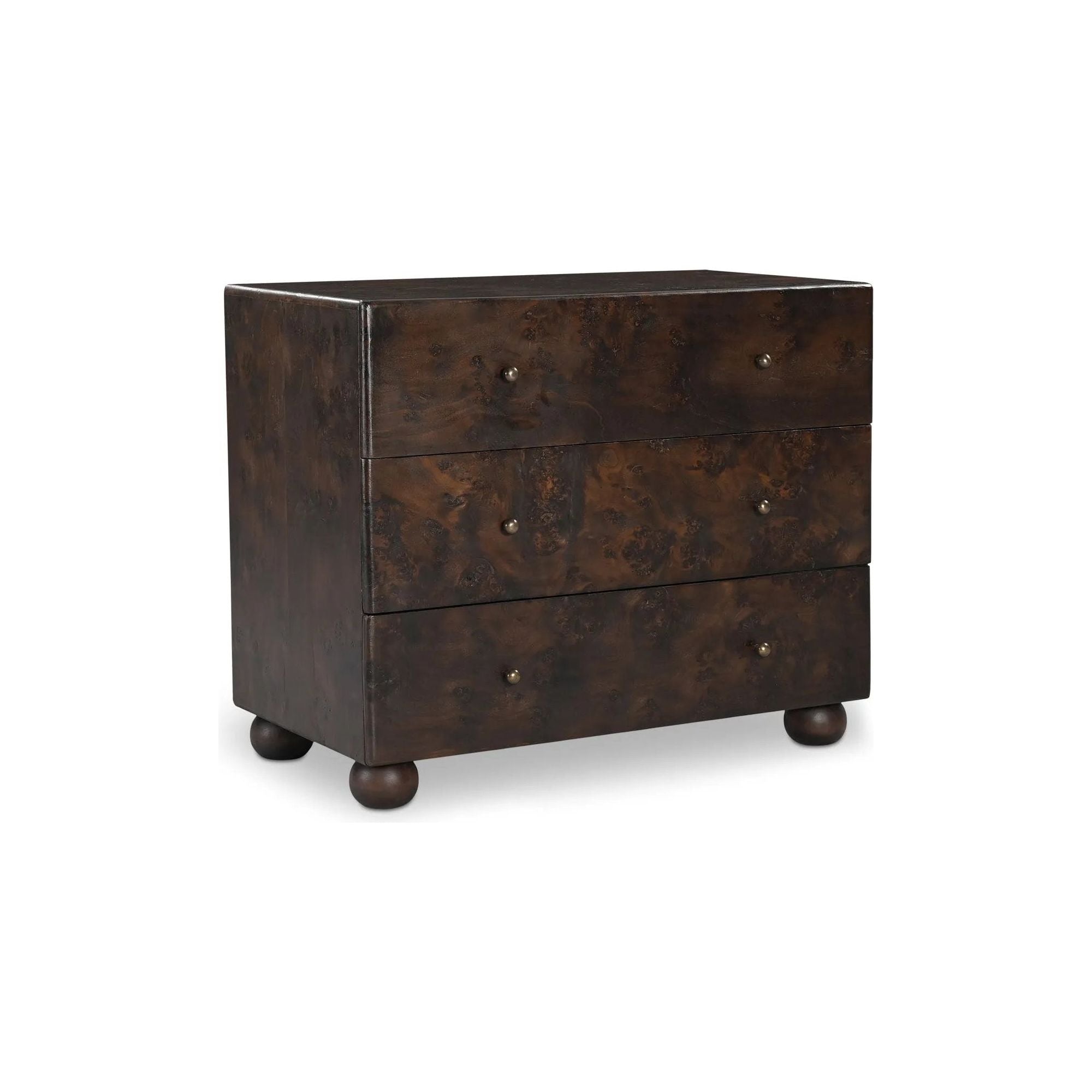 As if it tells a story woven through generations, the York 3-drawer nightstand was born from a profound respect for heritage. Amethyst Home provides interior design, new home construction design consulting, vintage area rugs, and lighting in the Houston metro area.