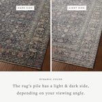 The Bradbury Midnight / Multi Rug has small-scale motifs that, combined with the rug’s vibrant and varying colors, create eye-catching dimension in the room. Bradbury echoes the look of traditional rugs but comes alive in fresh, modern palettes that balance energetic bright tones with softer, distressed ones. Amethyst Home provides interior design, new construction, custom furniture, and area rugs in the Tampa metro area.