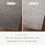 The Bradbury Grey / Multi Rug has small-scale motifs that, combined with the rug’s vibrant and varying colors, create eye-catching dimension in the room. Bradbury echoes the look of traditional rugs but comes alive in fresh, modern palettes that balance energetic bright tones with softer, distressed ones. Amethyst Home provides interior design, new construction, custom furniture, and area rugs in the Boston metro area.