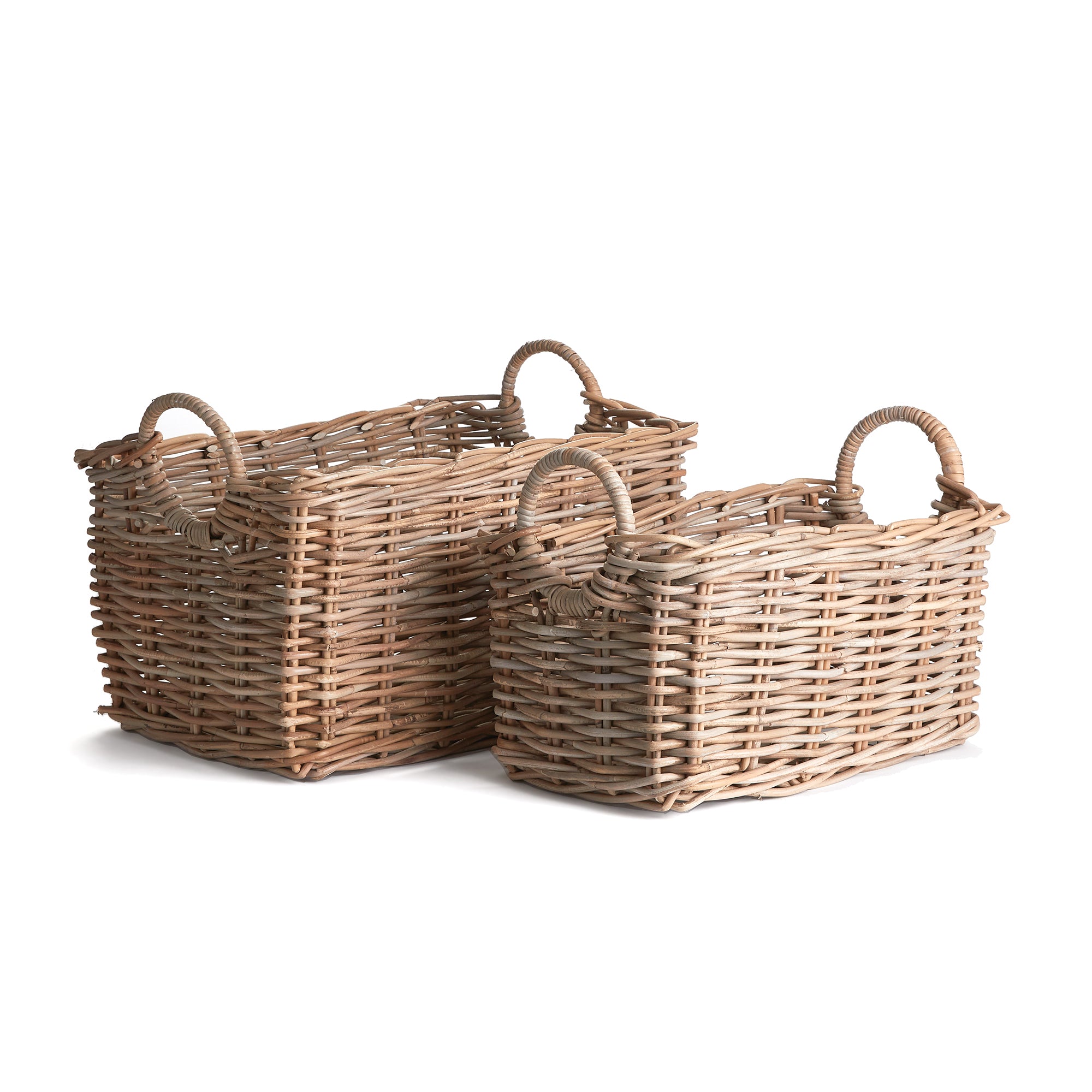 When it comes to the classic, casual appeal of rattan, these baskets are some of the best. The Halo is the cut out design of the handles that creates a unique circular detail. They make a great set of laundry baskets or any thing you need stored beautifully. Amethyst Home provides interior design, new construction, custom furniture, and area rugs in the Tampa metro area.