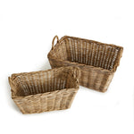 When it comes to the classic, casual appeal of rattan, these baskets are some of the best. They make a great set of laundry baskets or any thing you need stored beautifully. Amethyst Home provides interior design, new construction, custom furniture, and area rugs in the Dallas metro area.