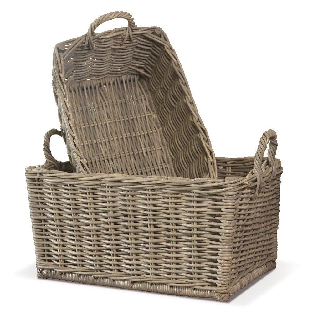 When it comes to the classic, casual appeal of rattan, these baskets are some of the best. They make a great set of laundry baskets or any thing you need stored beautifully. Amethyst Home provides interior design, new construction, custom furniture, and area rugs in the Salt Lake City metro area.